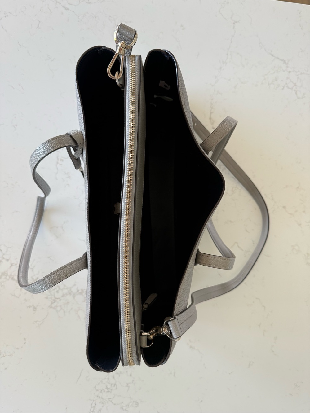 kate spade Grey/taupe Leather Tote Bag - Picture 6 of 7